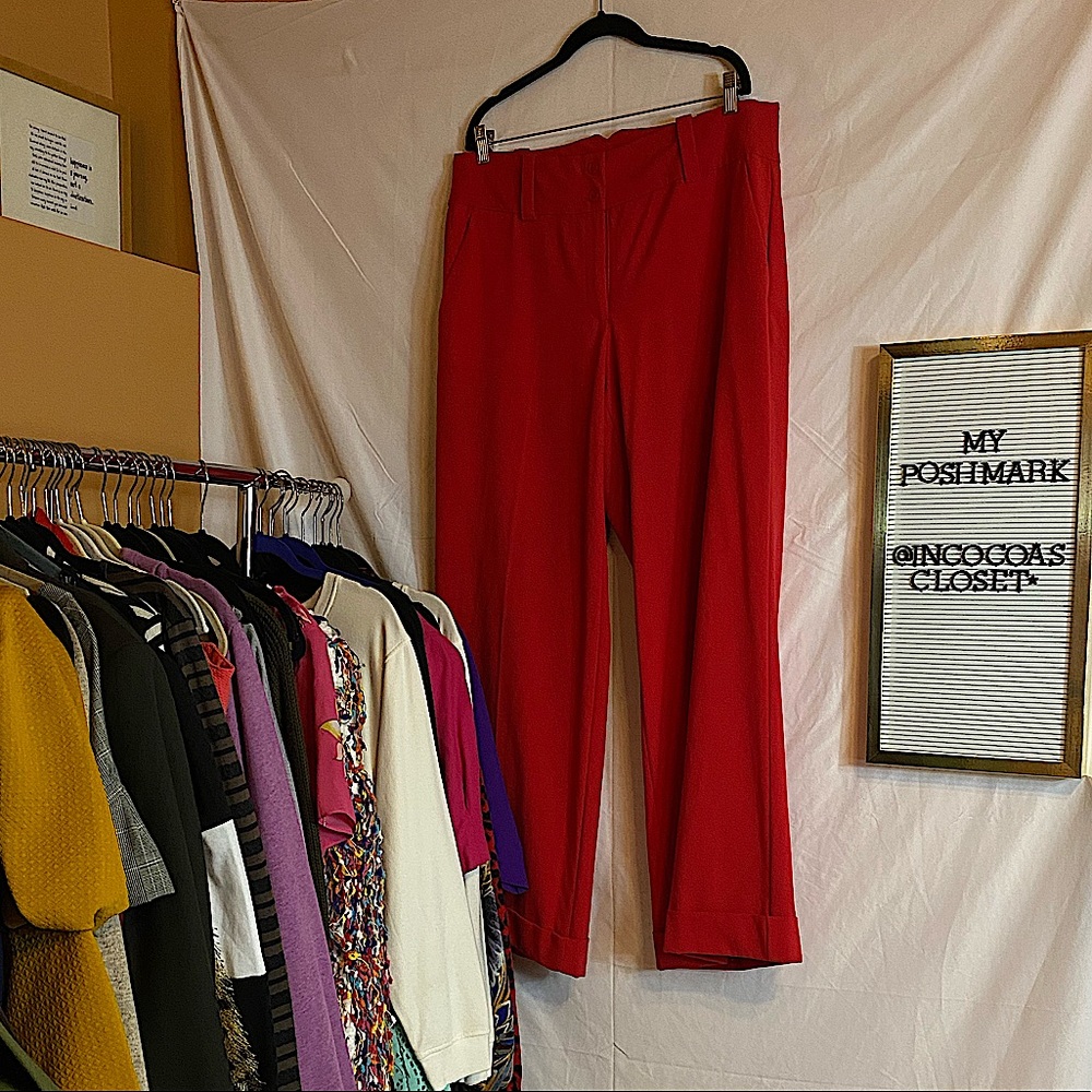 Red Dress Pants